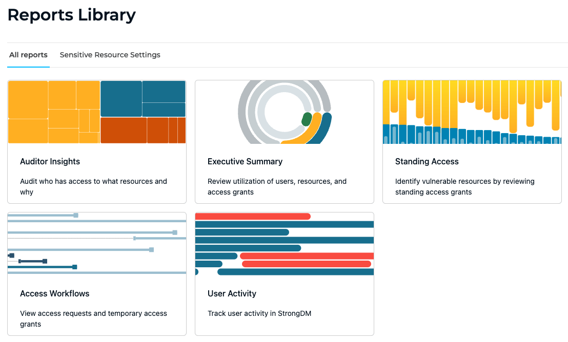 Admin UI Reports